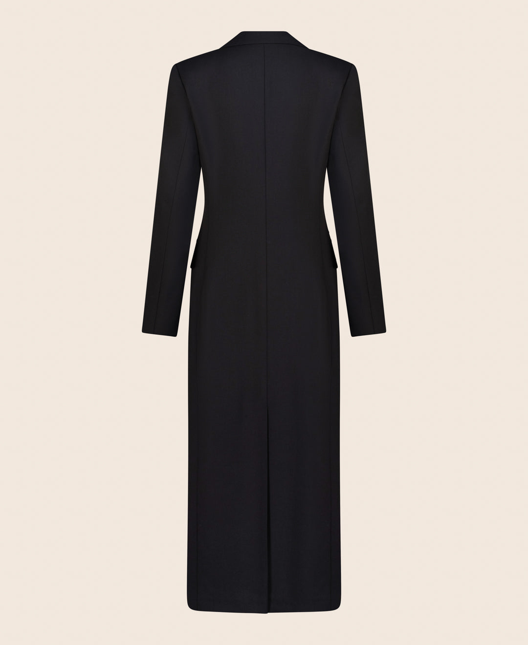 Fitted blazer dress with a slit