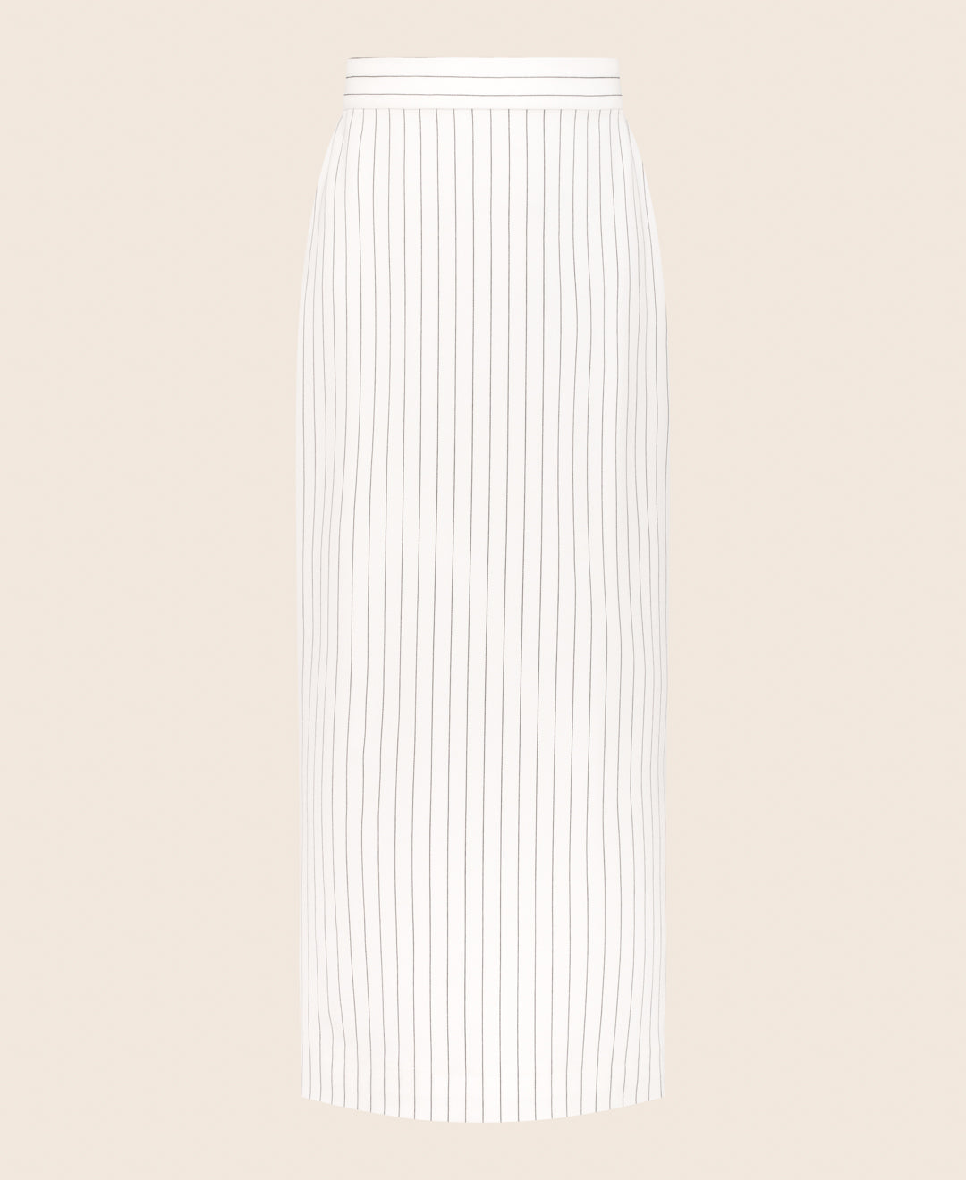 Pinstripe Midi Skirt
