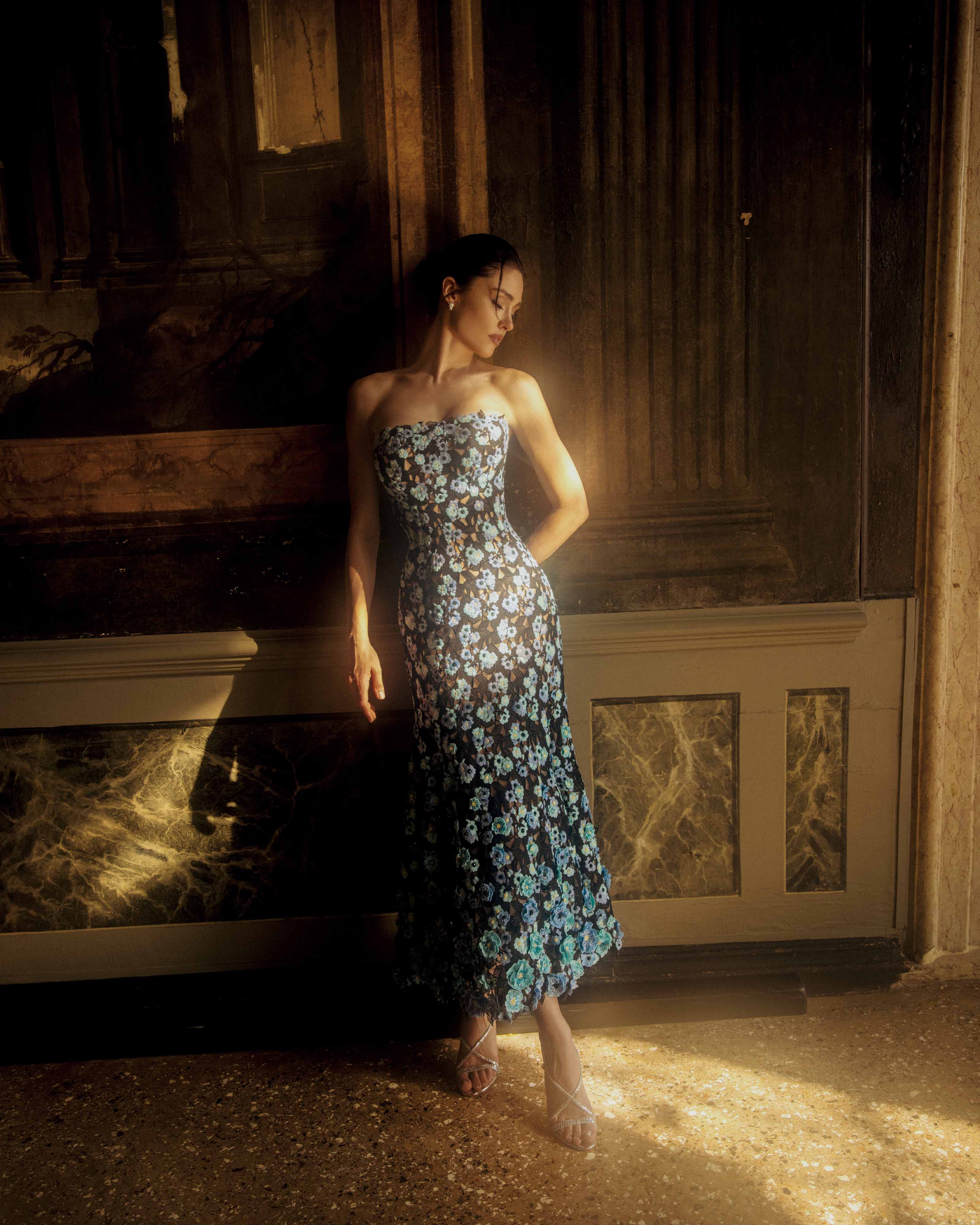 Fiore Azzurro Dress