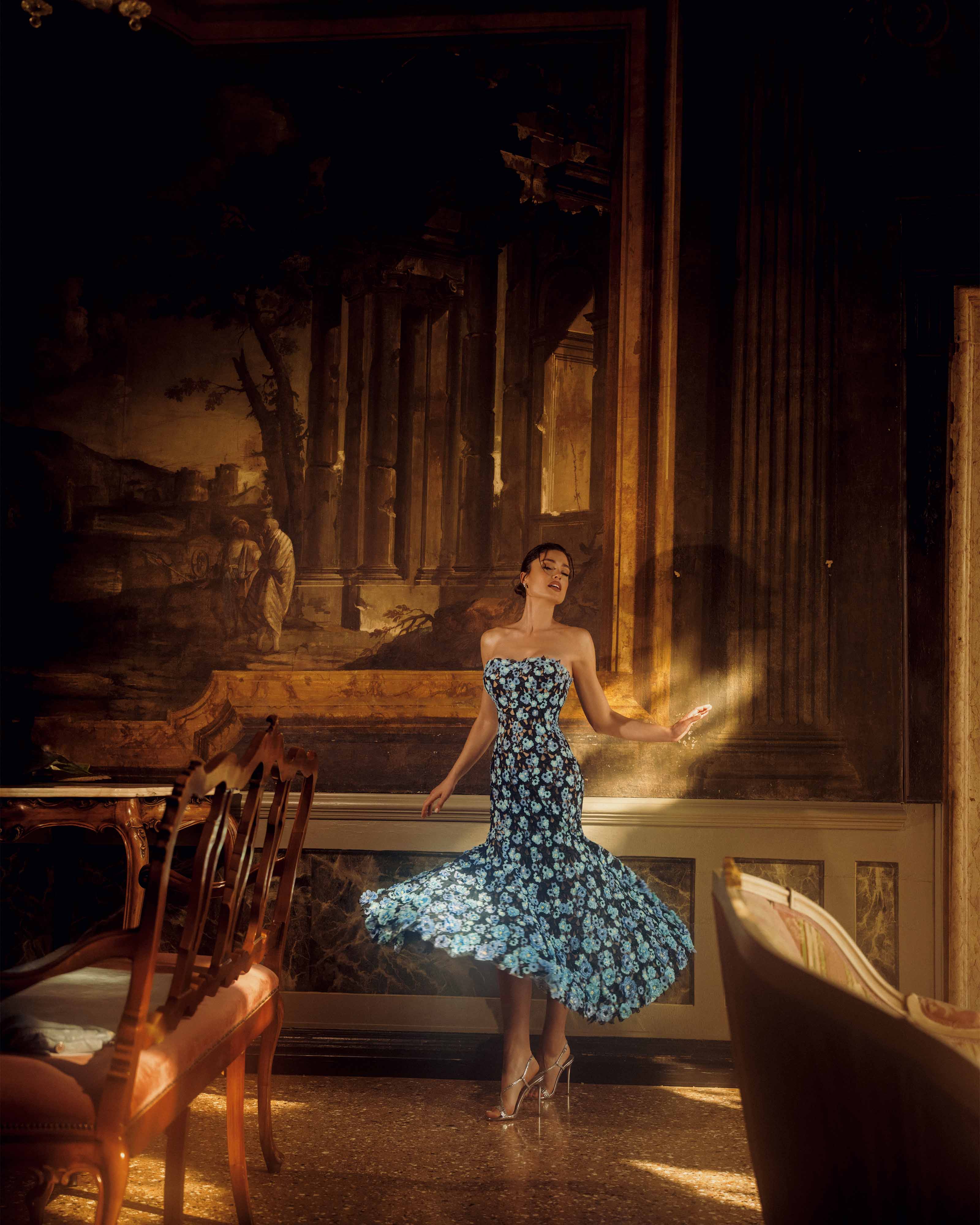 Fiore Azzurro Dress