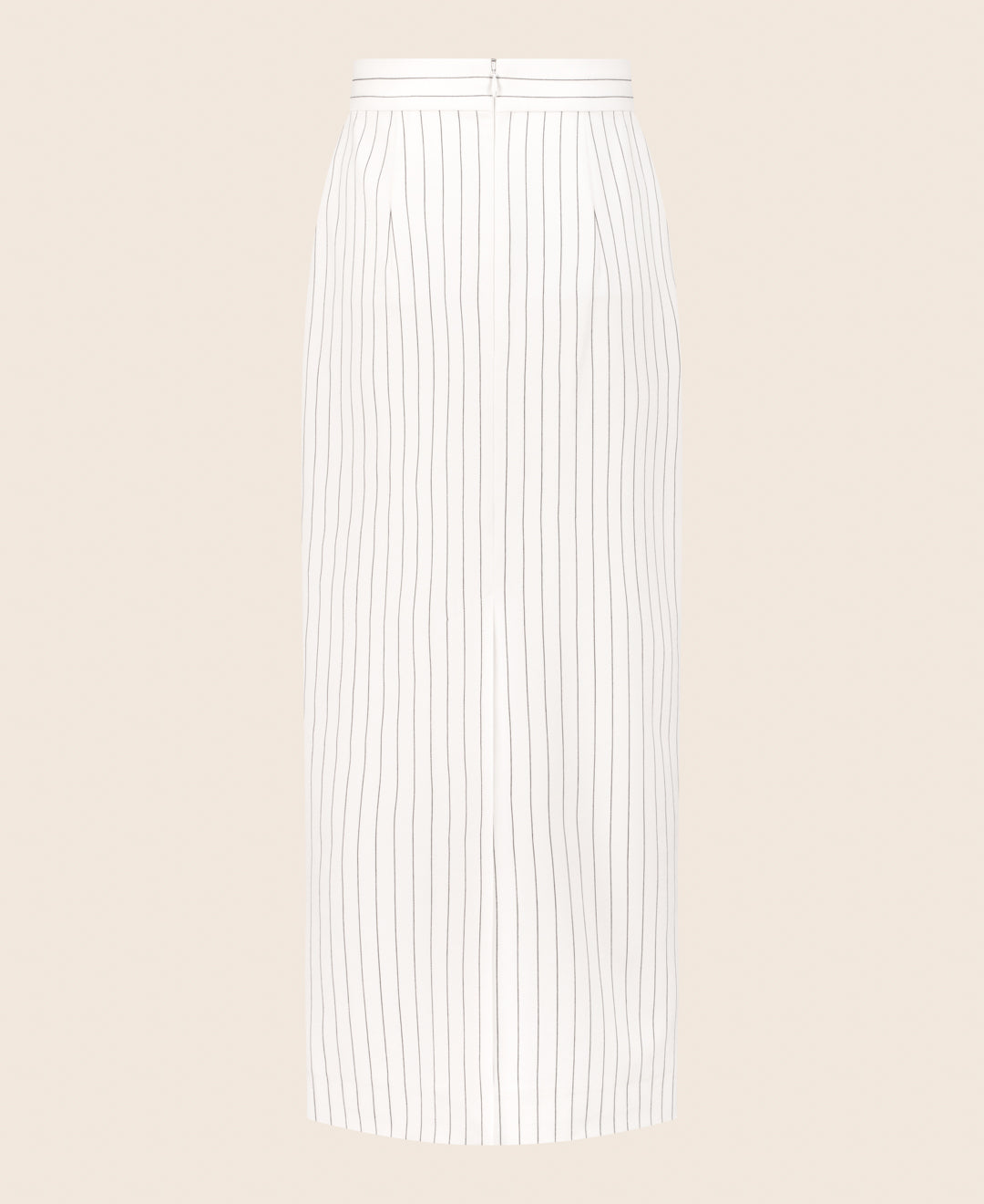Pinstripe Midi Skirt