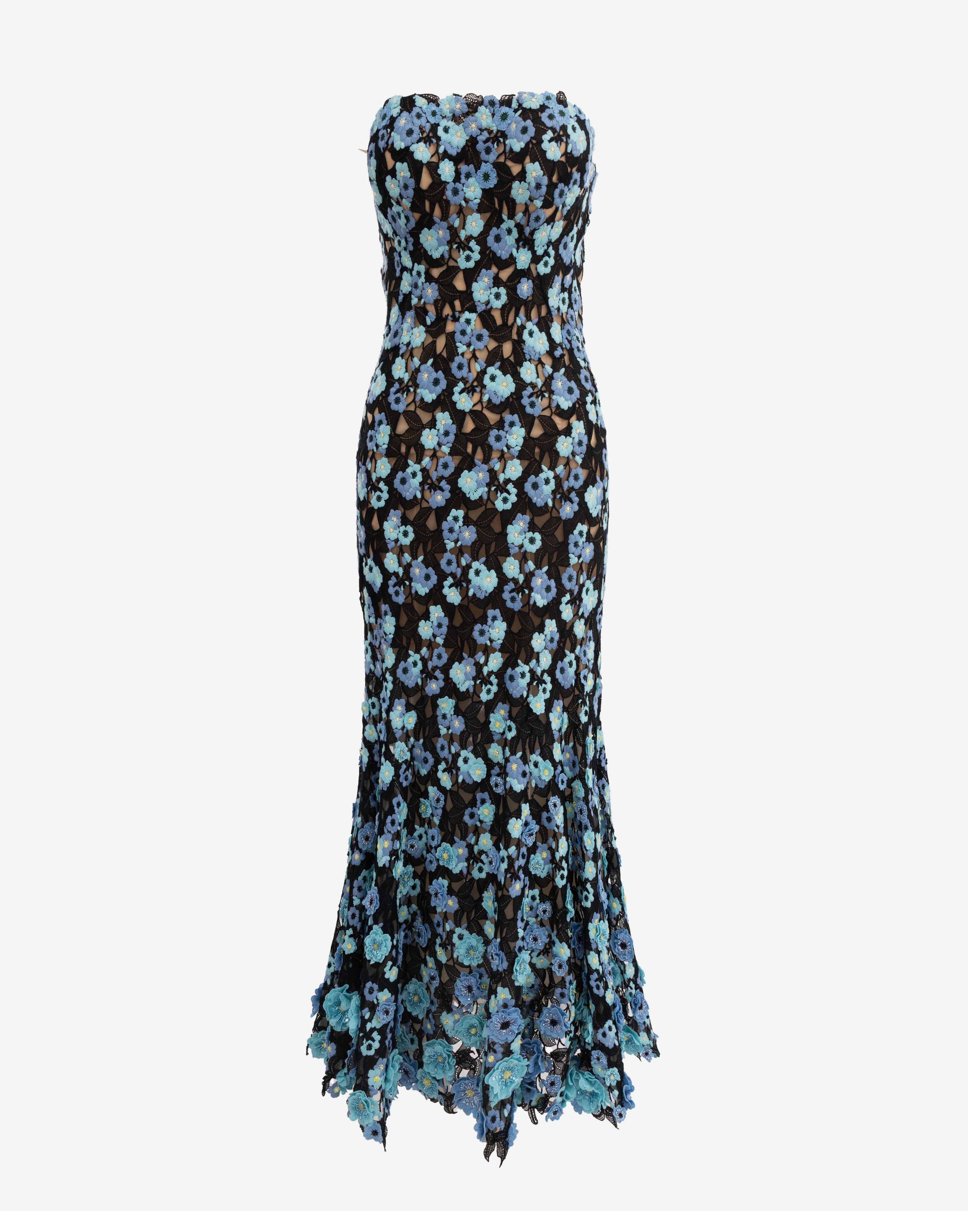 Fiore Azzurro Dress