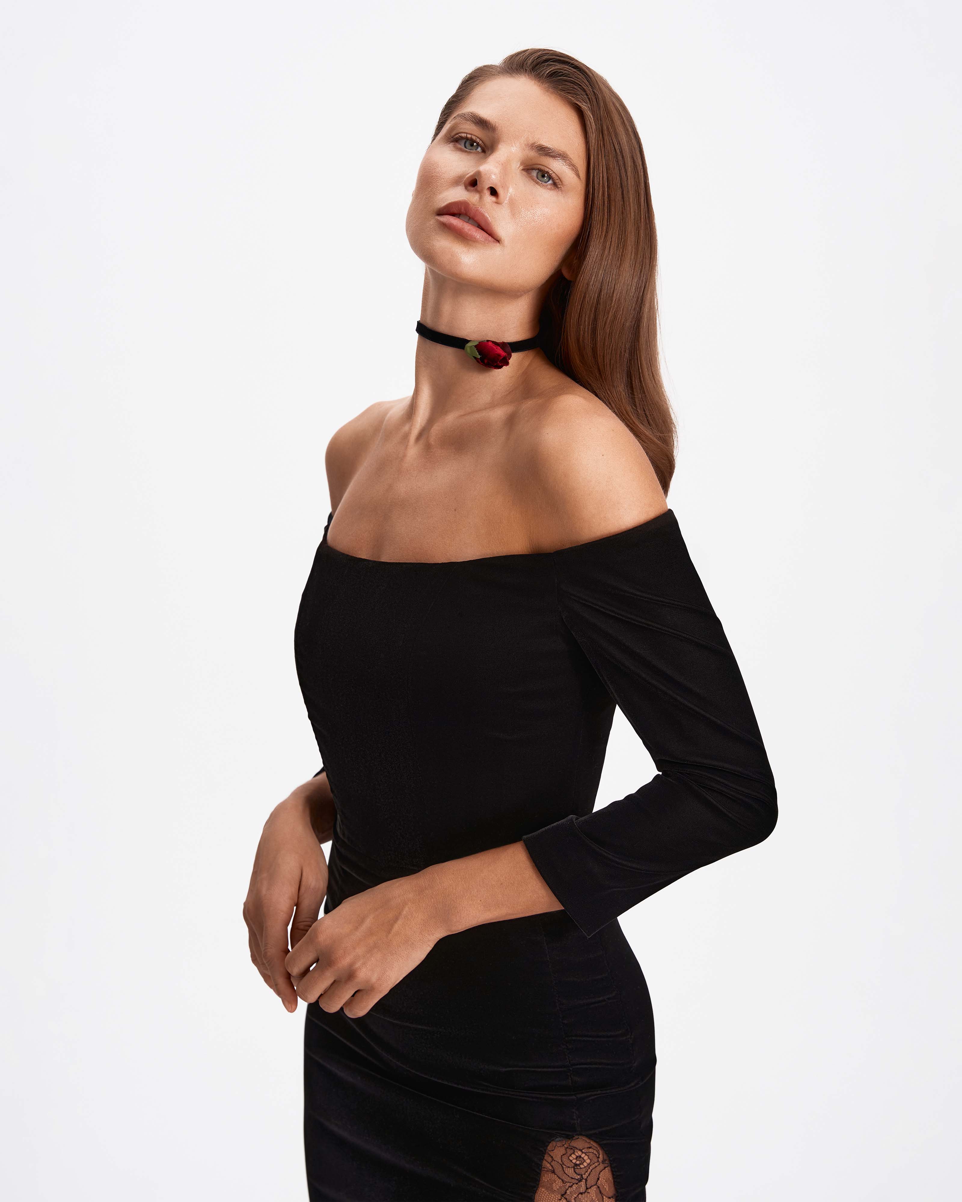 Choker Rosa Fiore